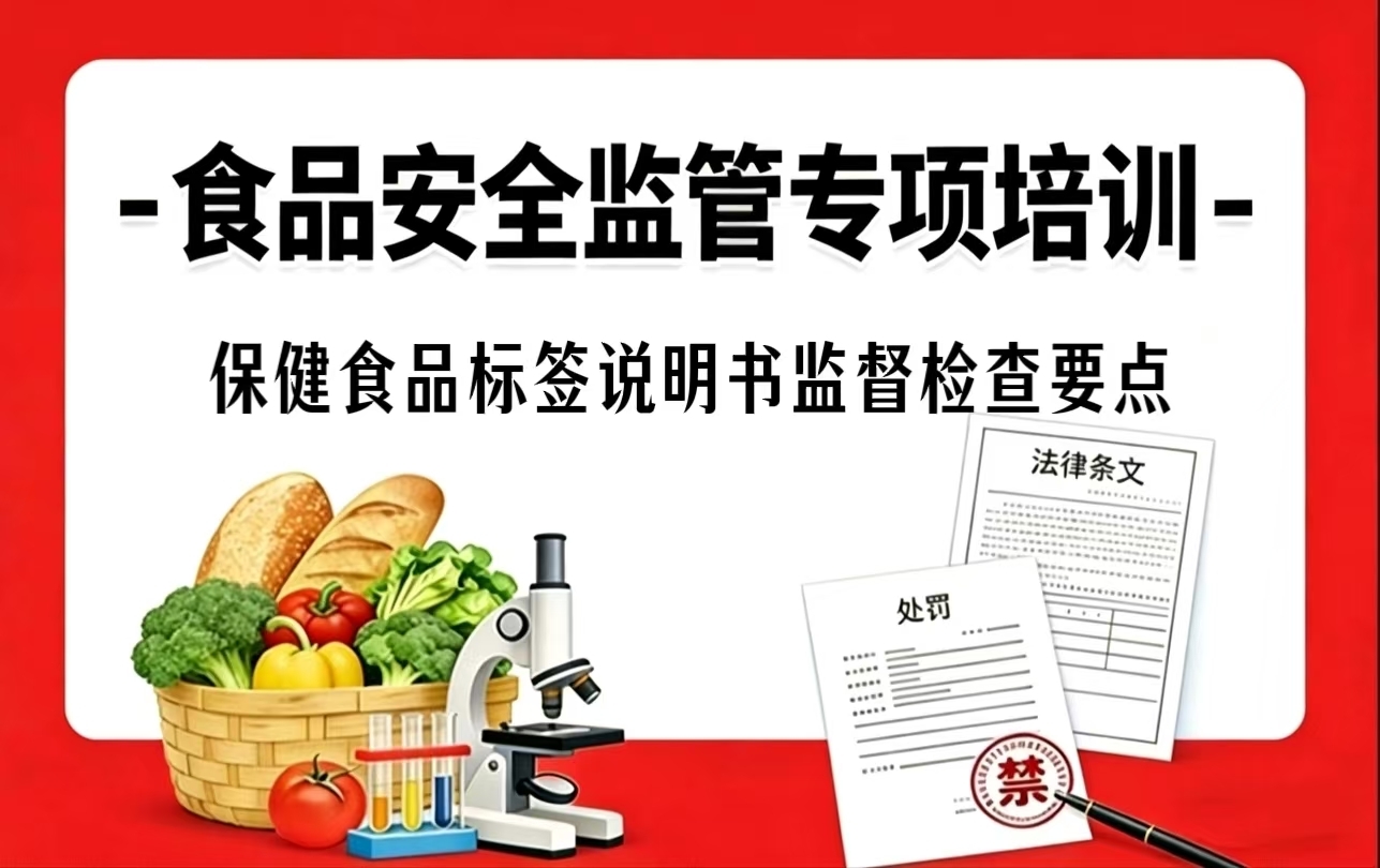 第六课：保健食品标签说明书监督检查要点